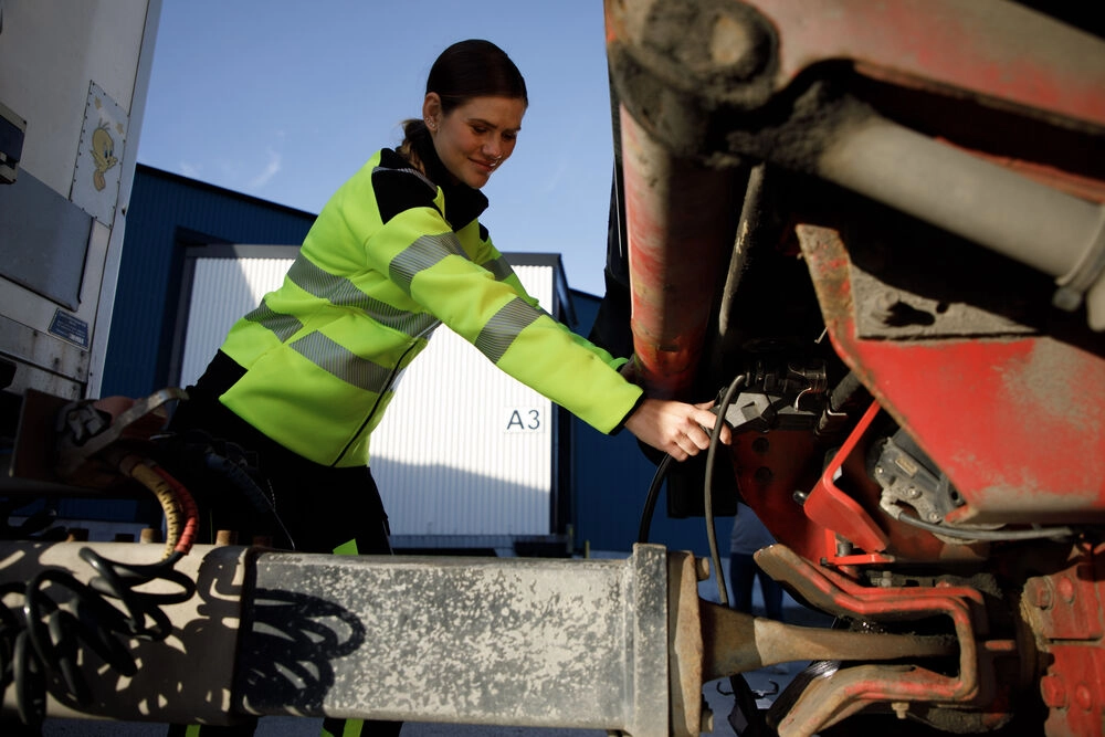 Immagine 6111 HI-VIS FELPA CARDIGAN DONNA EN ISO 20471 classe 3/2