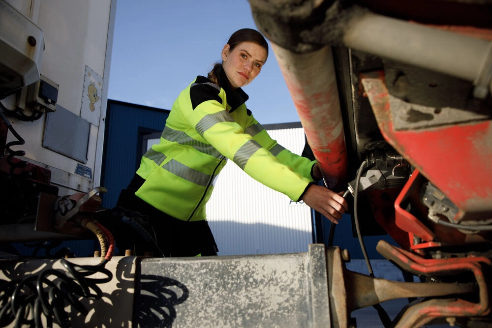 Immagine 6111 HI-VIS FELPA CARDIGAN DONNA EN ISO 20471 classe 3/2