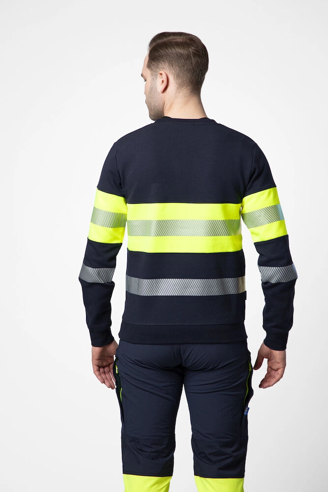 Immagine 6129 HI-VIS FELPA ROUNDNECK EN ISO 20471 - classe 1