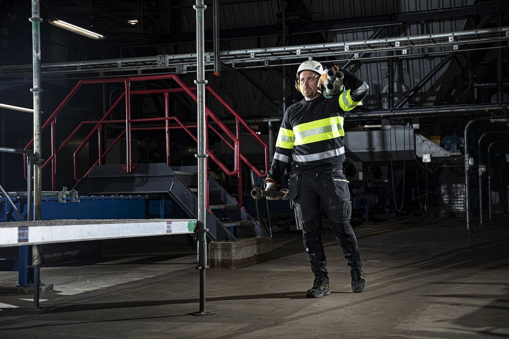 Immagine 6129 HI-VIS FELPA ROUNDNECK EN ISO 20471 - classe 1