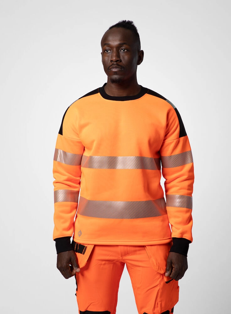 Immagine 6108 HI-VIS FELPA ROUNDNECK EN ISO 20471 - classe 3/2
