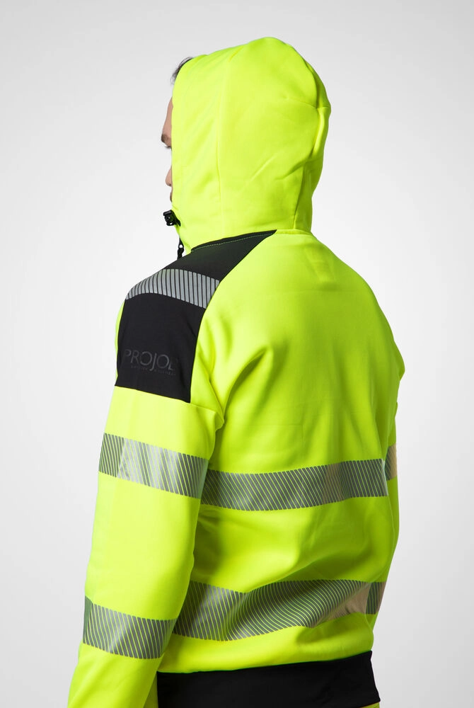 Immagine 6110 HI-VIS FELPA HOODY FULL-ZIP- EN ISO 20471 - classe 3/2