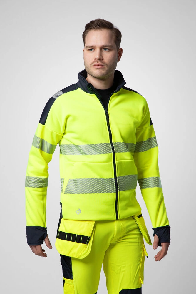 Immagine 6109 HI-VIS FELPA CARDIGAN EN ISO 20471 - CLASSE 3/2