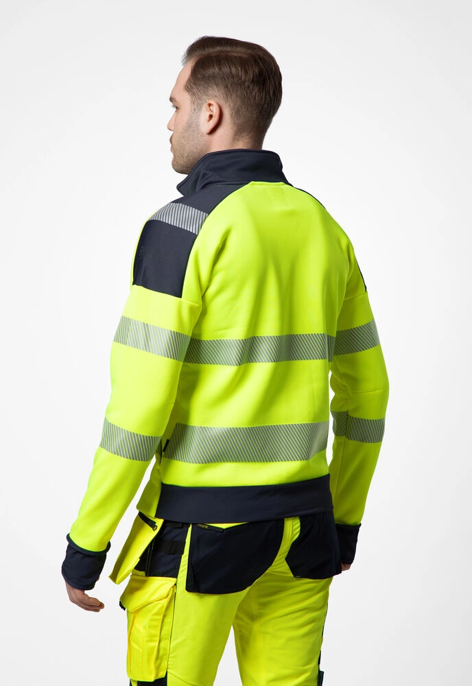 Immagine 6109 HI-VIS FELPA CARDIGAN EN ISO 20471 - CLASSE 3/2