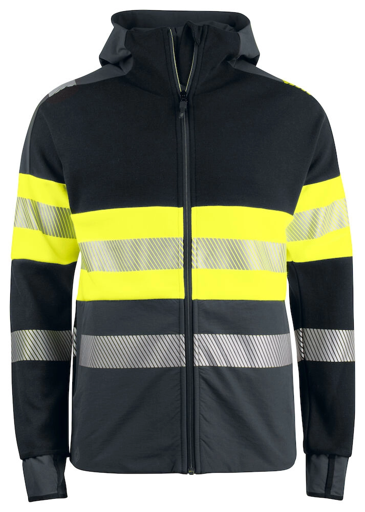 Immagine 6122 HI-VIS FELPA CAPPUCCIO FULL ZIP EN ISO 20471 - classe 1