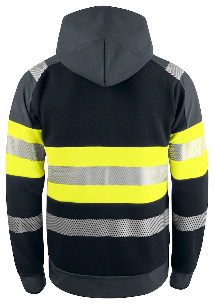Immagine 6122 HI-VIS FELPA CAPPUCCIO FULL ZIP EN ISO 20471 - classe 1