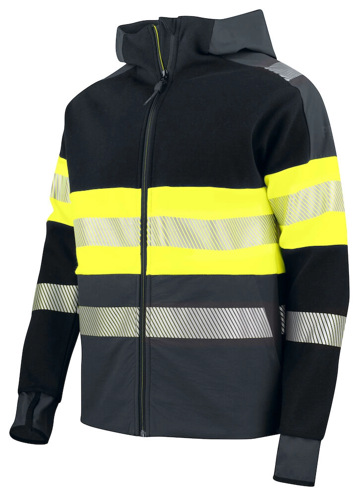 Immagine 6122 HI-VIS FELPA CAPPUCCIO FULL ZIP EN ISO 20471 - classe 1