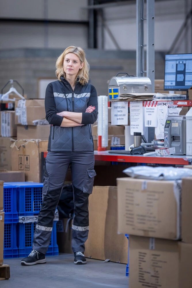 Immagine 7701 HI-VIS SMANICATO TRAPUNTATO LEGGERO DONNA