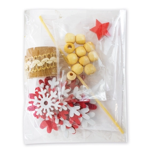 Immagine ALBERO DI NATALE IN RPET E LEGNO RICICLATO 