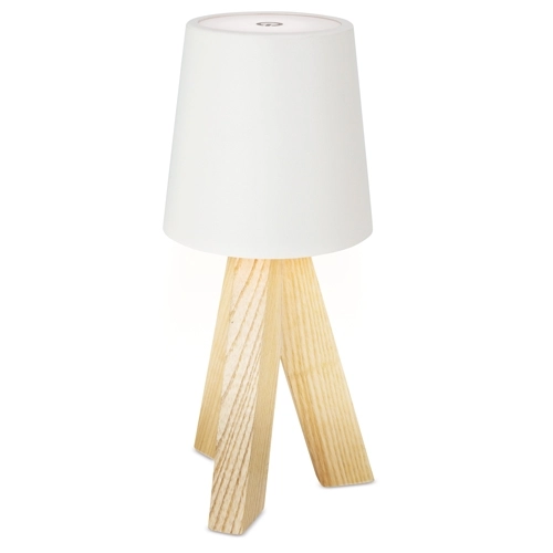 Immagine LAMPADA IN LEGNO NATURALE 