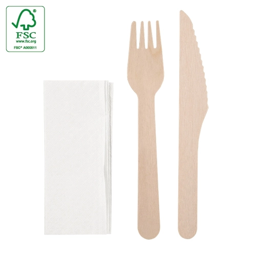 Immagine SET POSATE IN LEGNO 3 PZ 