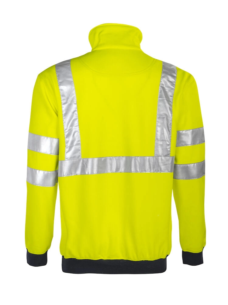 Immagine 6102 HI-VIS FELPA HALF ZIP EN ISO 20471 - classe 3