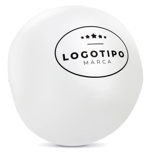 Immagine PALLONE SPIAGGIA BIANCO TRASLUCIDO 