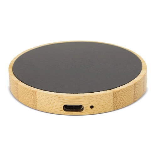 Immagine CARICABATTERIE WIRELESS IN BAMBÙ 