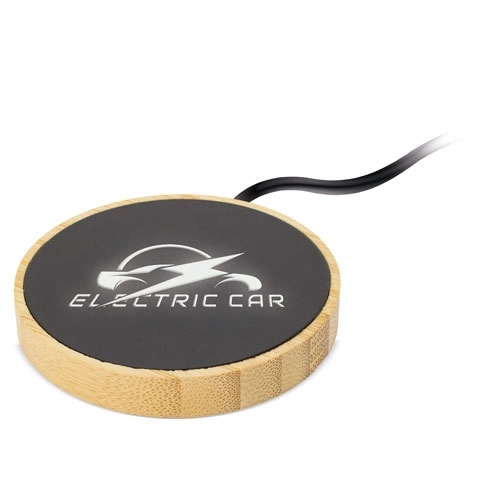 Immagine CARICABATTERIE WIRELESS IN BAMBÙ 