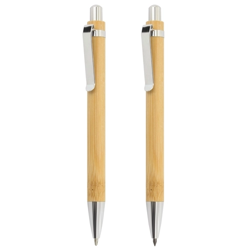 Immagine SET PENNA + MATITA INFINITE IN BAMBÙ 