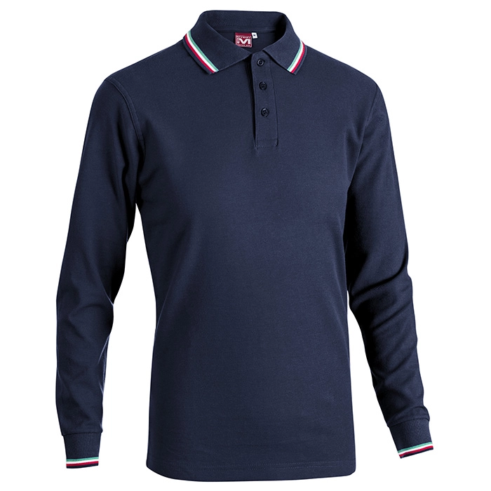 Immagine Polo BECKER SPORT m/l tricolore