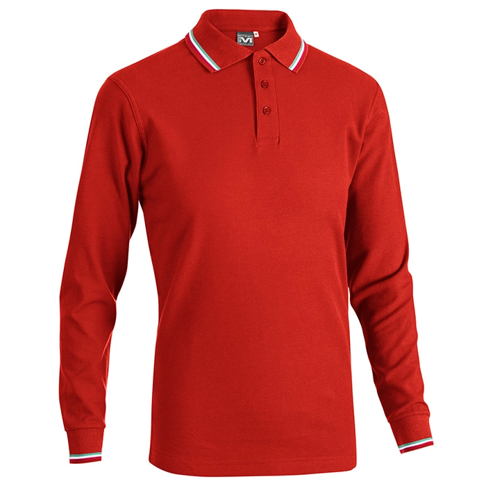 Immagine Polo BECKER SPORT m/l tricolore
