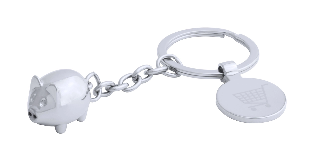 Immagine Telyn portachiavi con gettone, maiale