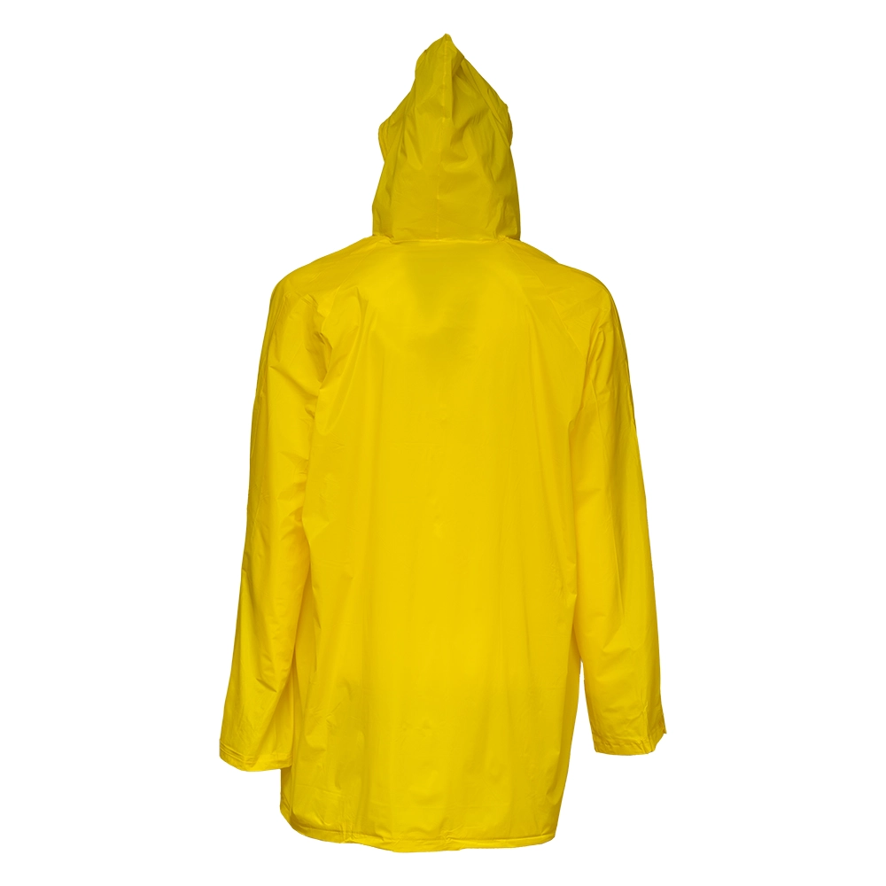Immagine Impermeabile in PVC goffrato, con cappuccio e 2 tasche frontali, inserito in bustina