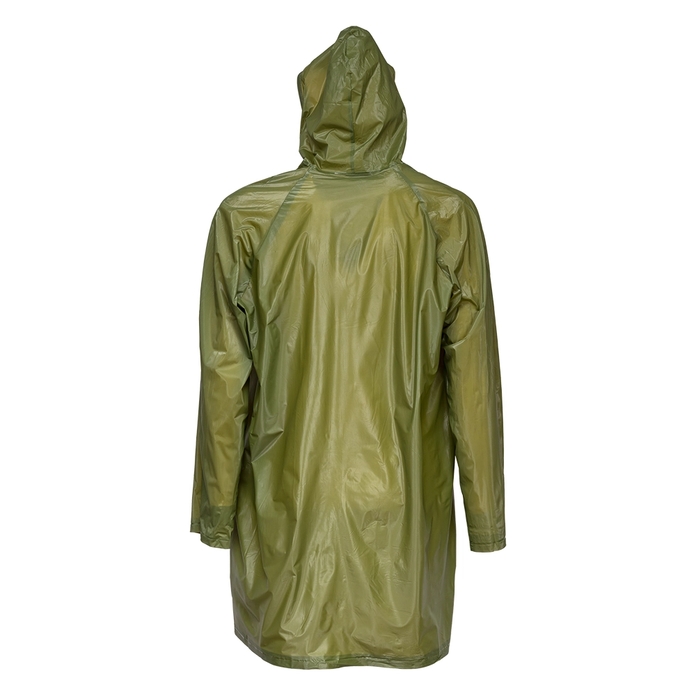 Immagine Impermeabile in PVC goffrato, con cappuccio e 2 tasche frontali, inserito in bustina