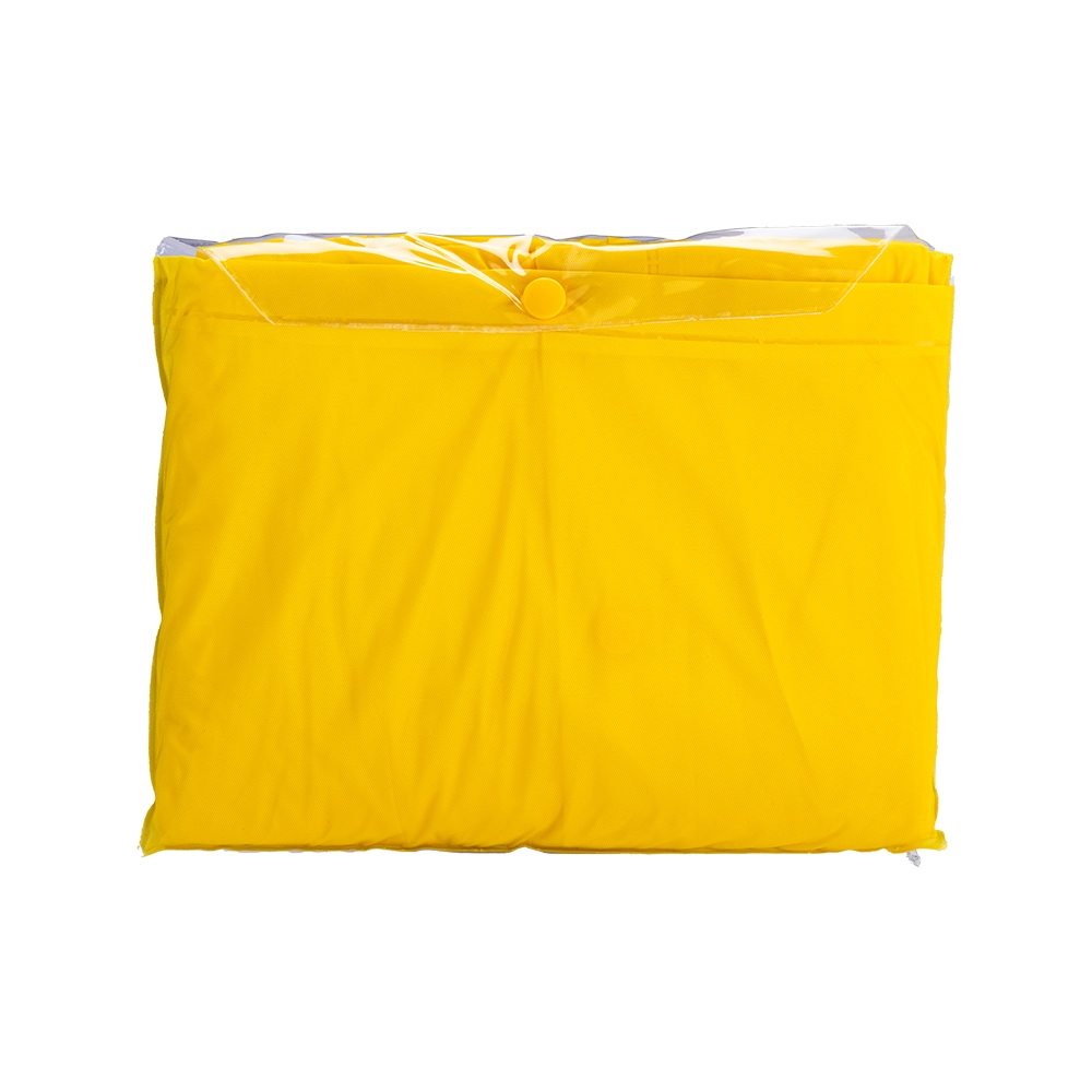 Immagine Impermeabile in PVC goffrato, con cappuccio e 2 tasche frontali, inserito in bustina