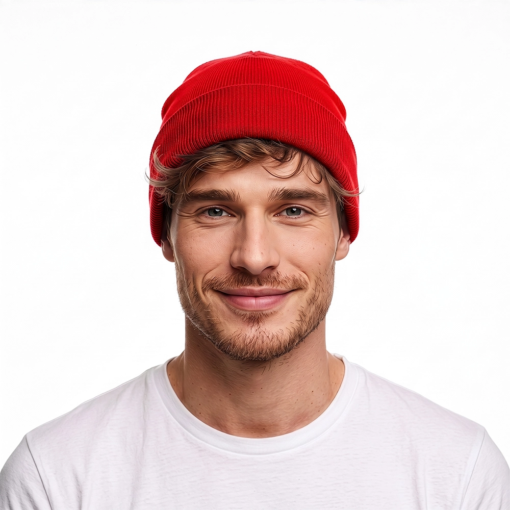 Immagine Cappellino in maglia 100% acrilico a filo unico (45 g) modello 