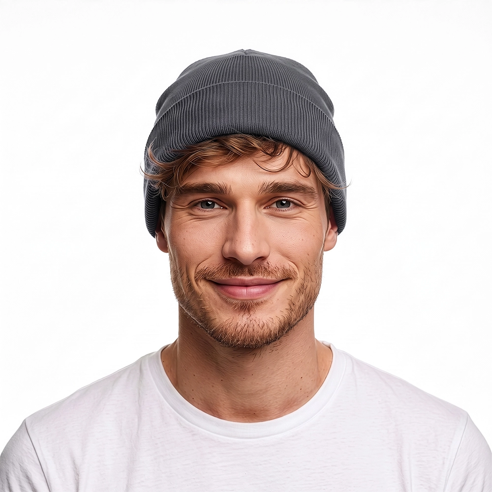 Immagine Cappellino in maglia 100% acrilico a filo unico (45 g) modello 