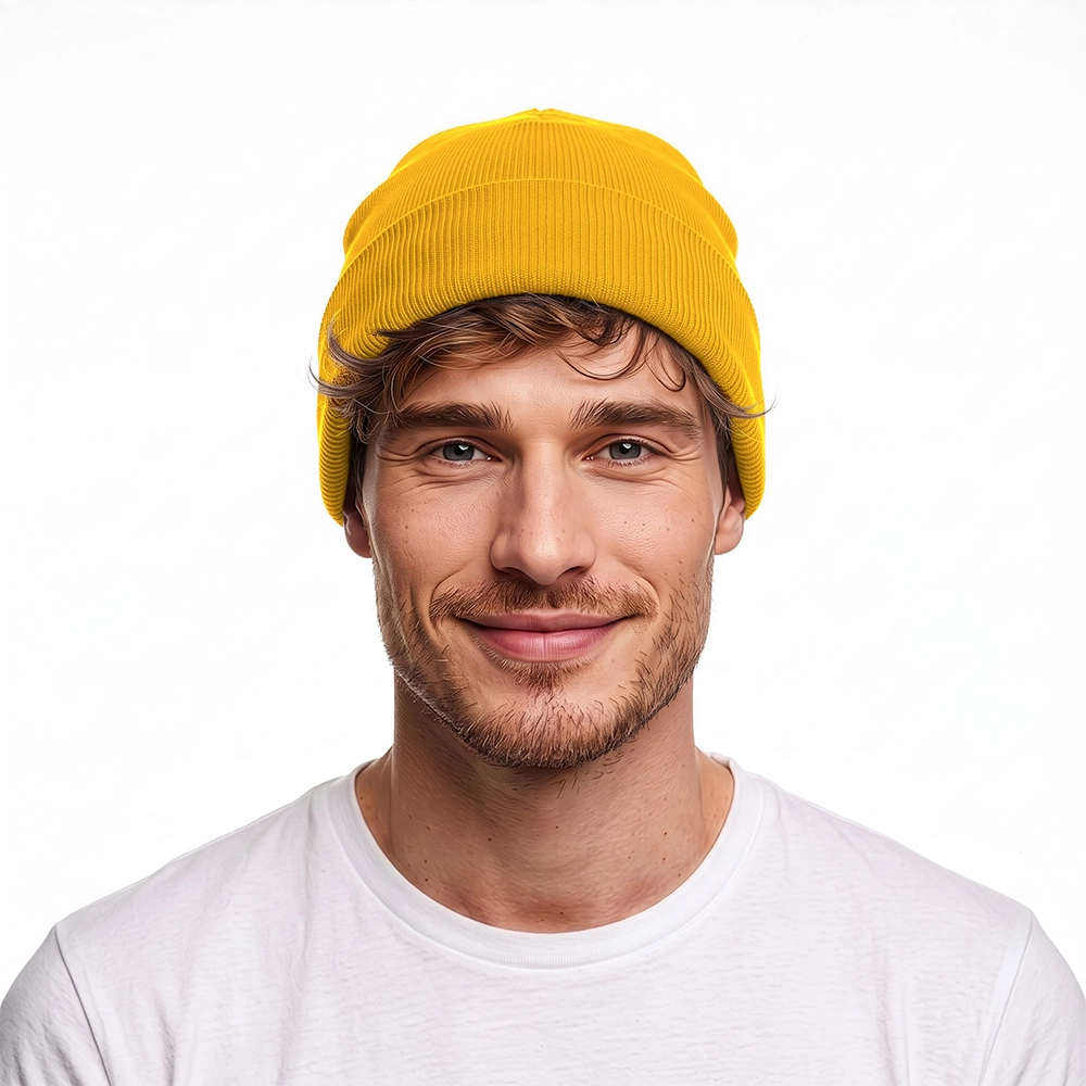 Immagine Cappellino in maglia 100% acrilico a filo unico (45 g) modello 