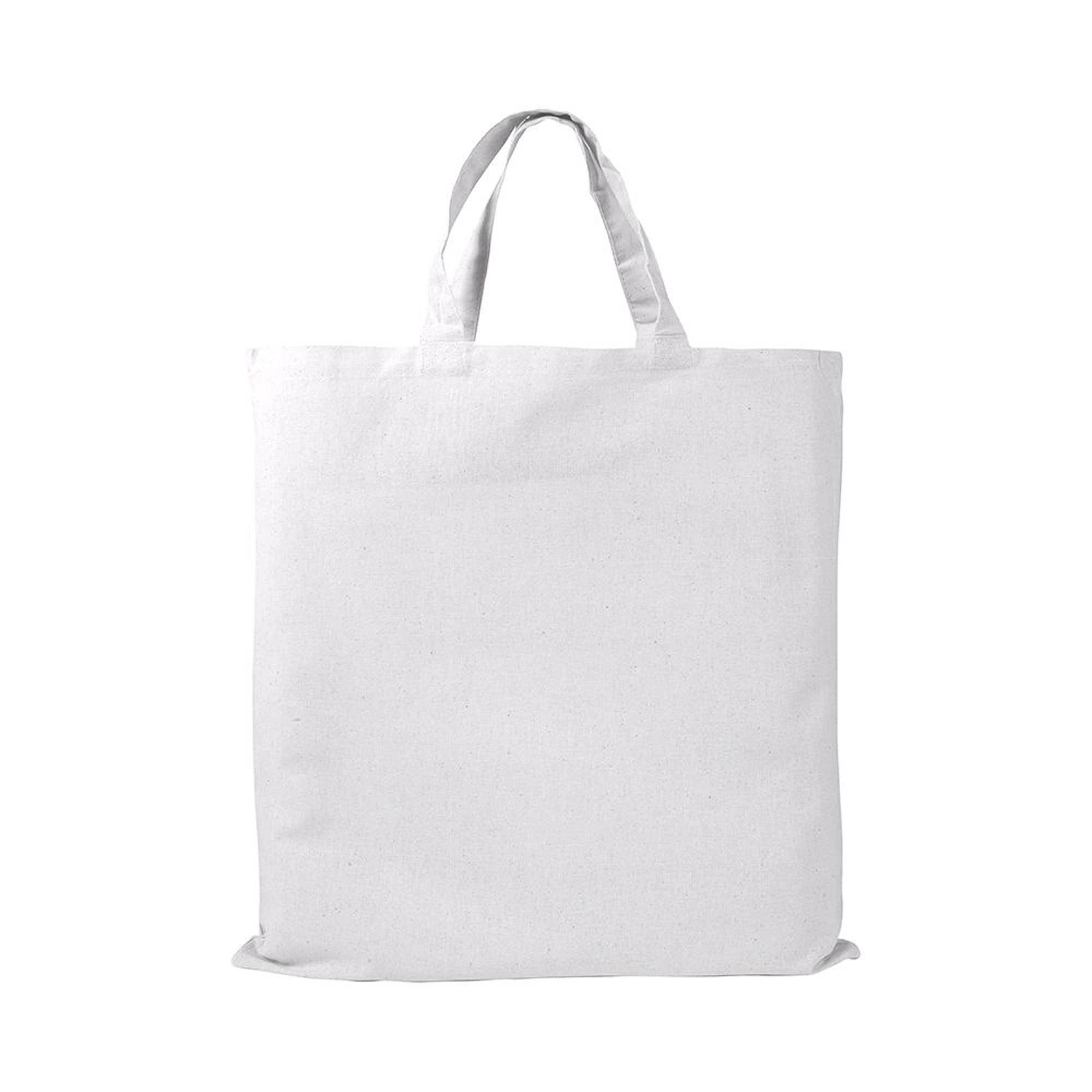 Immagine Shopper in cotone 135 g/m2, manici corti