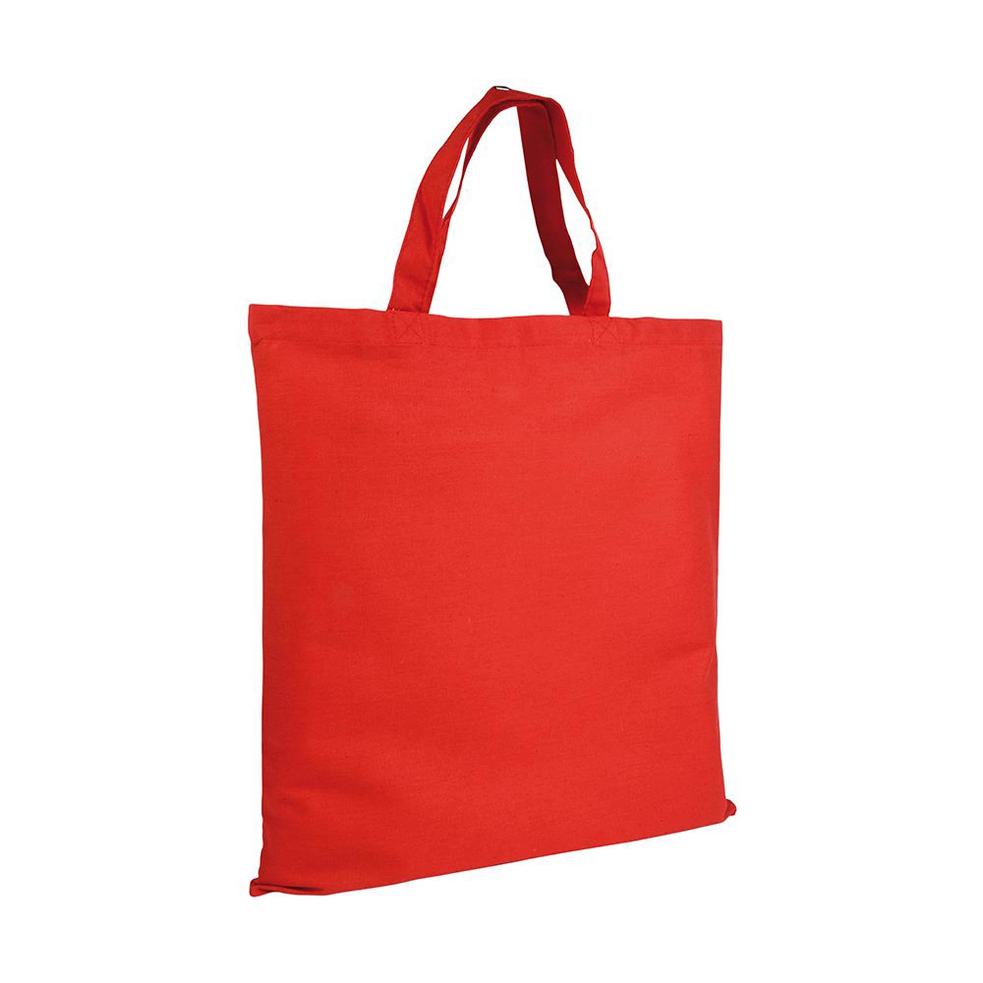 Immagine Shopper in cotone 135 g/m2, manici corti