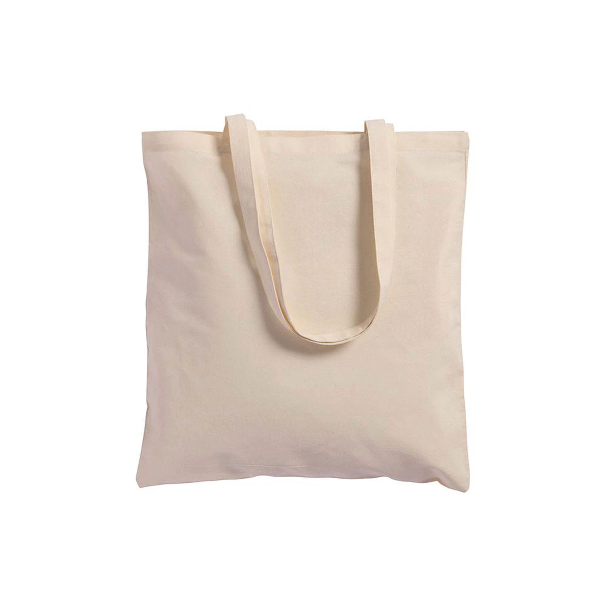 Immagine Shopper in cotone 135 g/m, manici lunghi