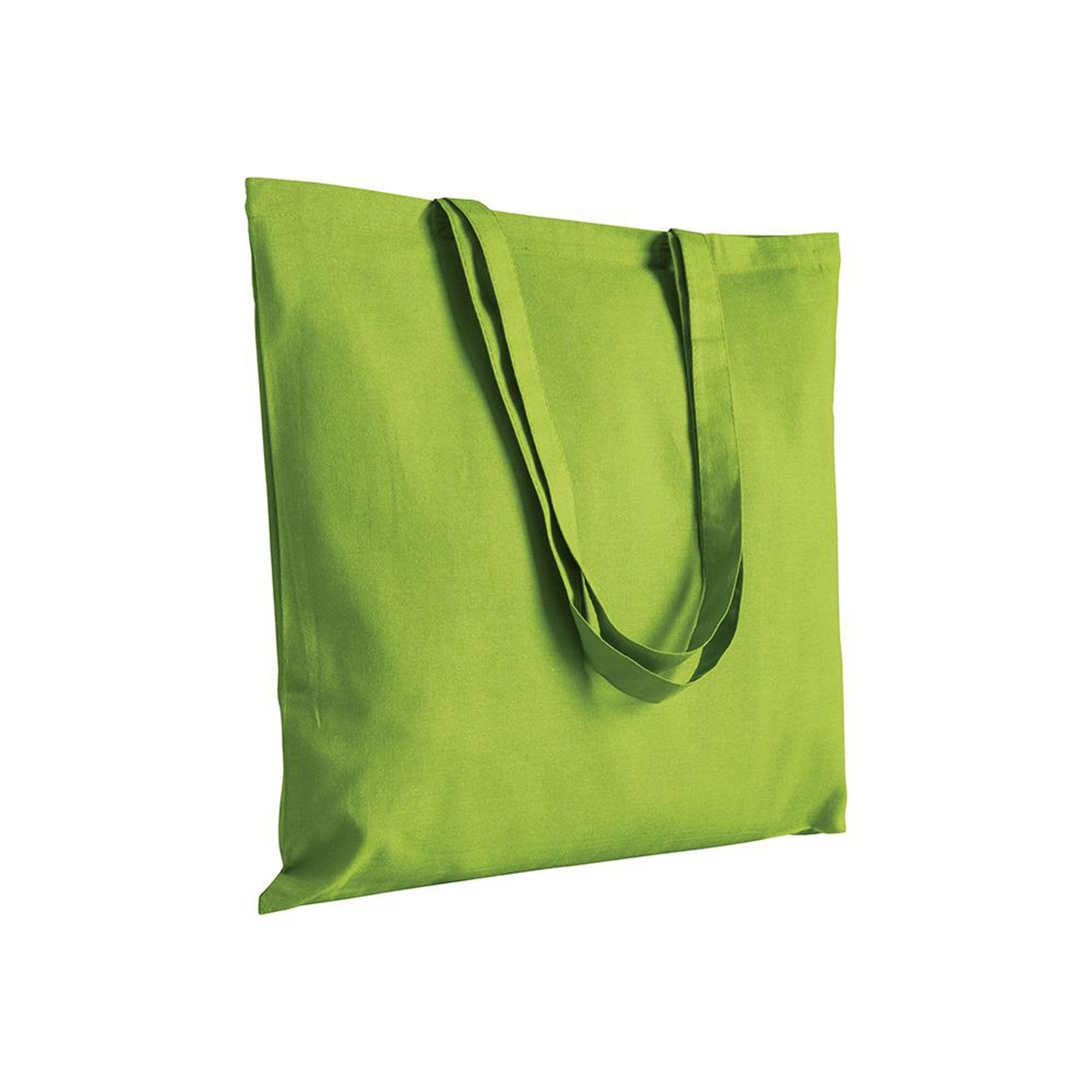 Immagine Shopper in cotone, manici lunghi