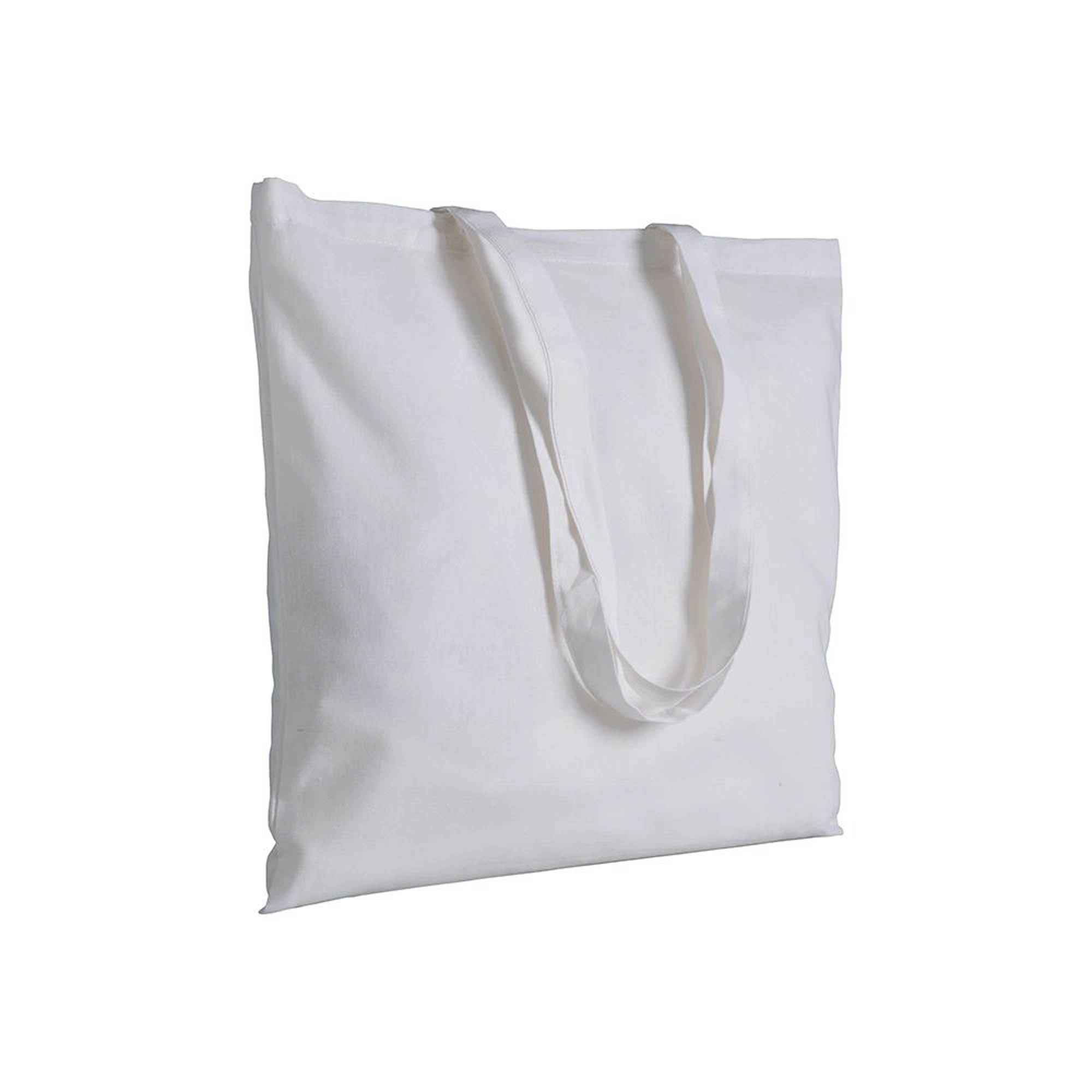 Immagine Shopper in cotone, manici lunghi