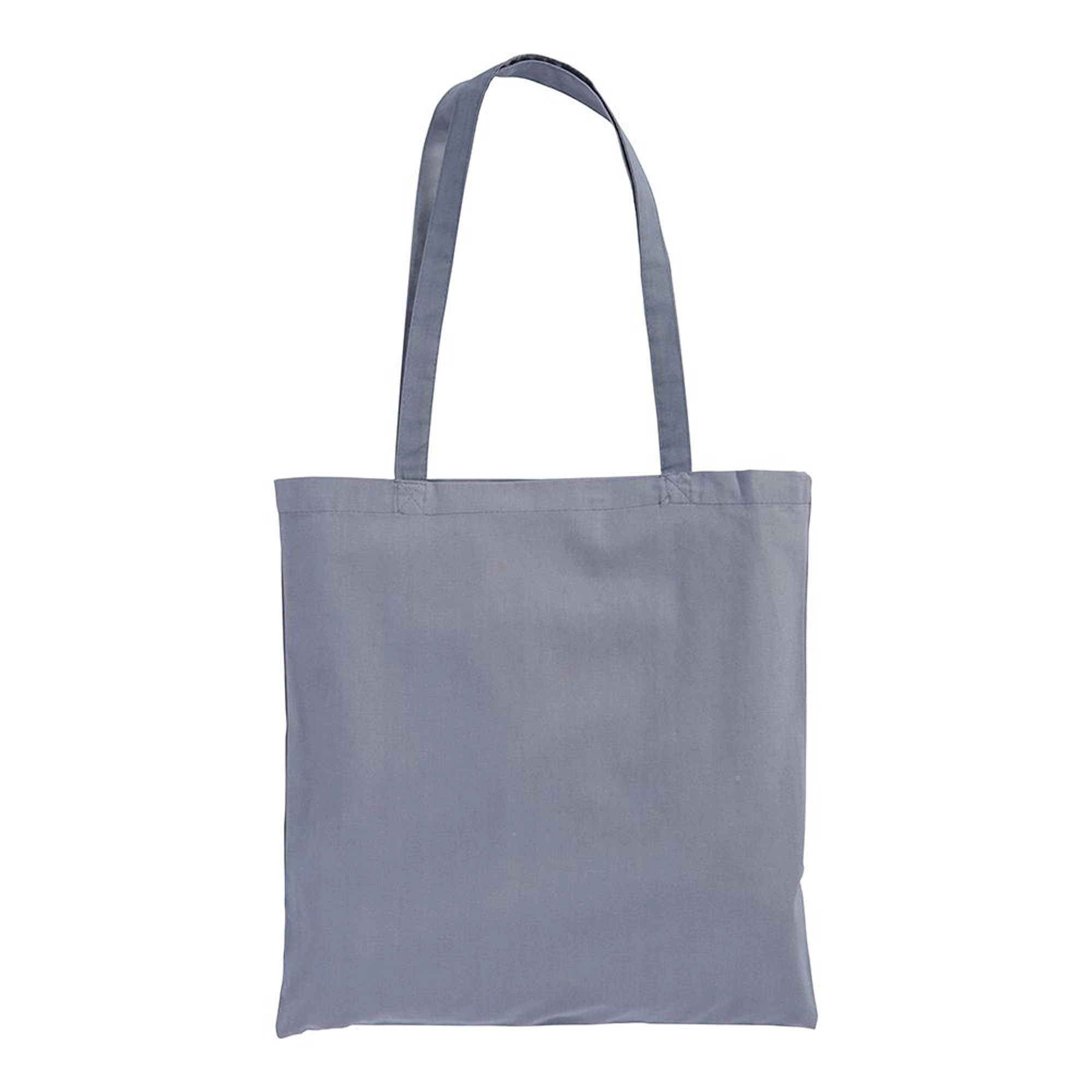 Immagine Shopper in cotone, manici lunghi