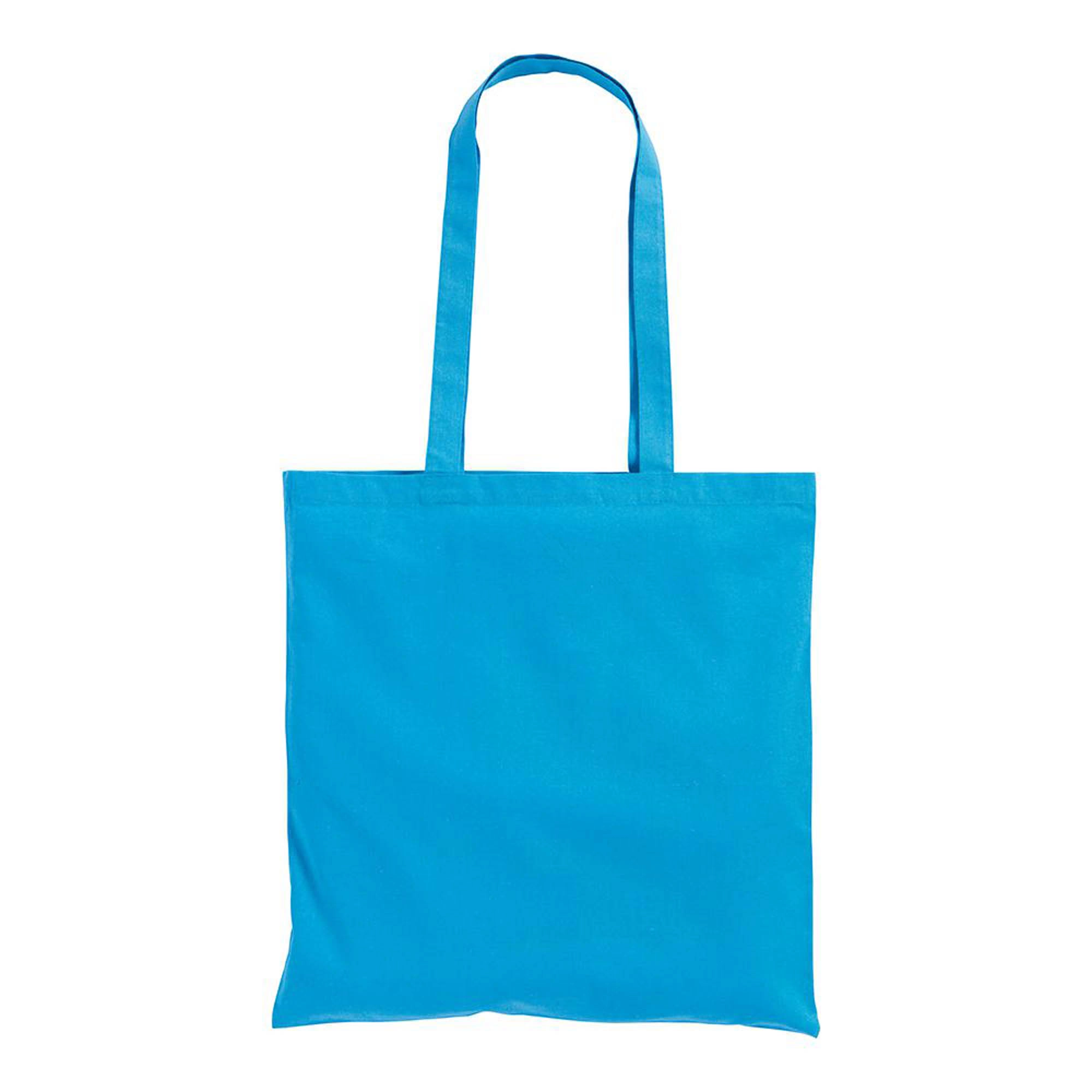 Immagine Shopper in cotone, manici lunghi