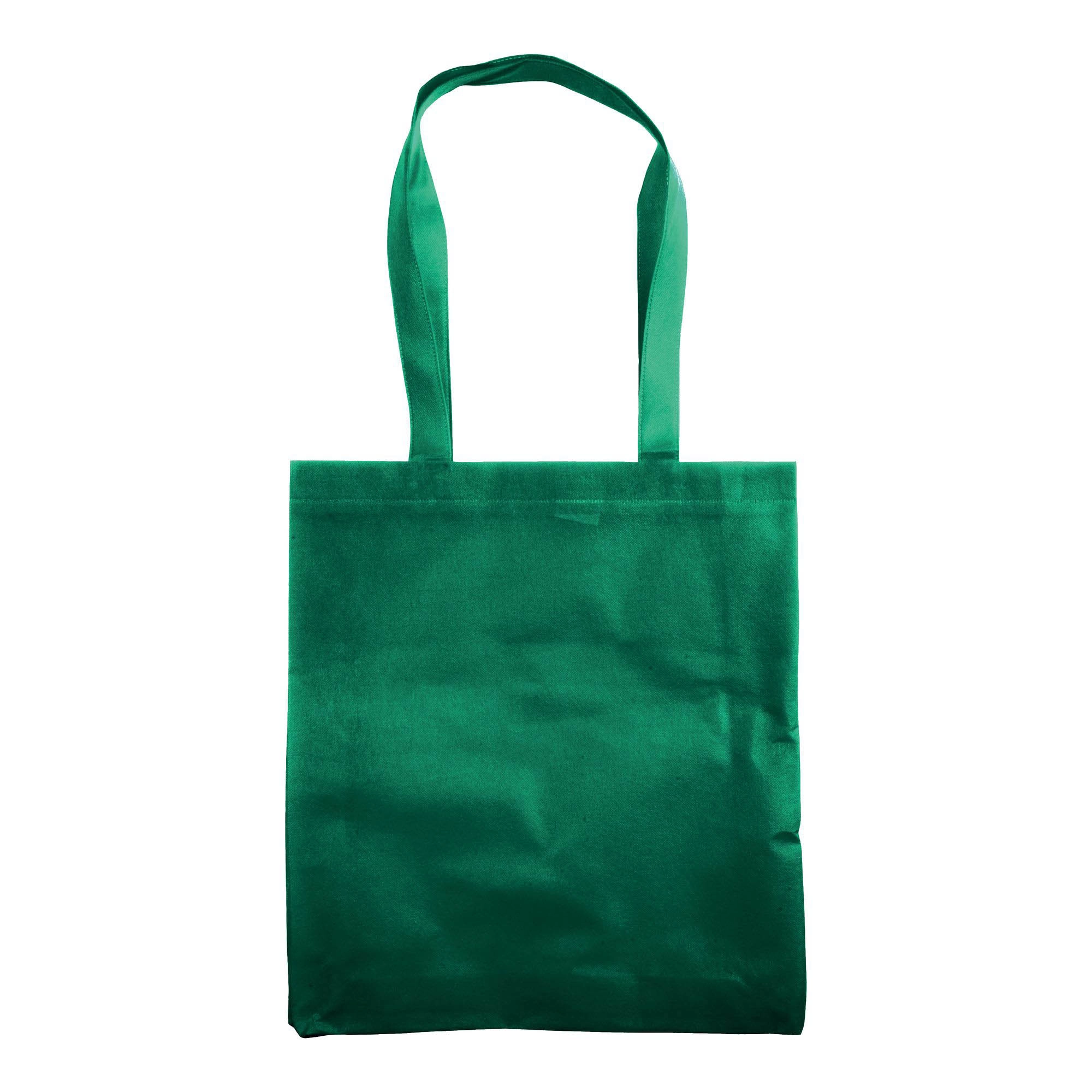Immagine Shopper in TNT 80 g/m2 cucito, manici lunghi