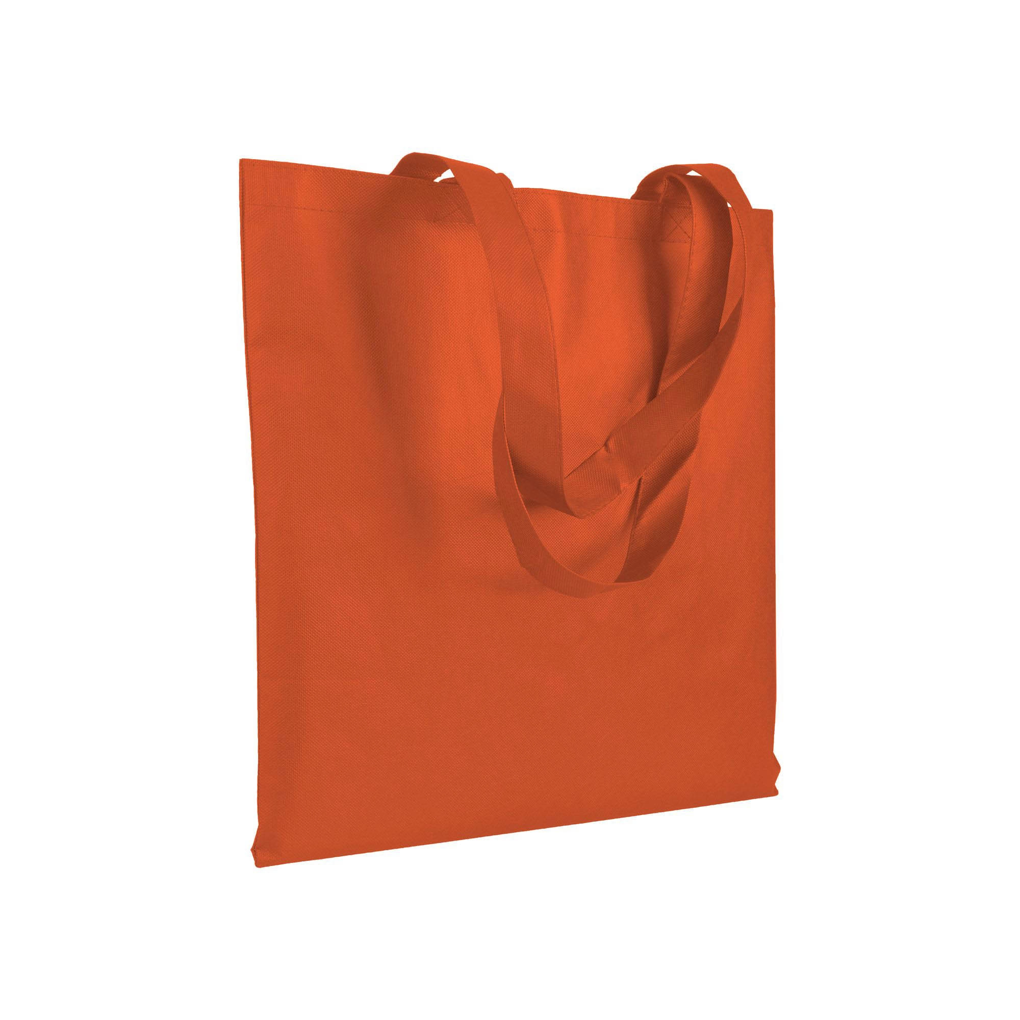 Immagine Shopper in TNT 80 g/m2 cucito, manici lunghi