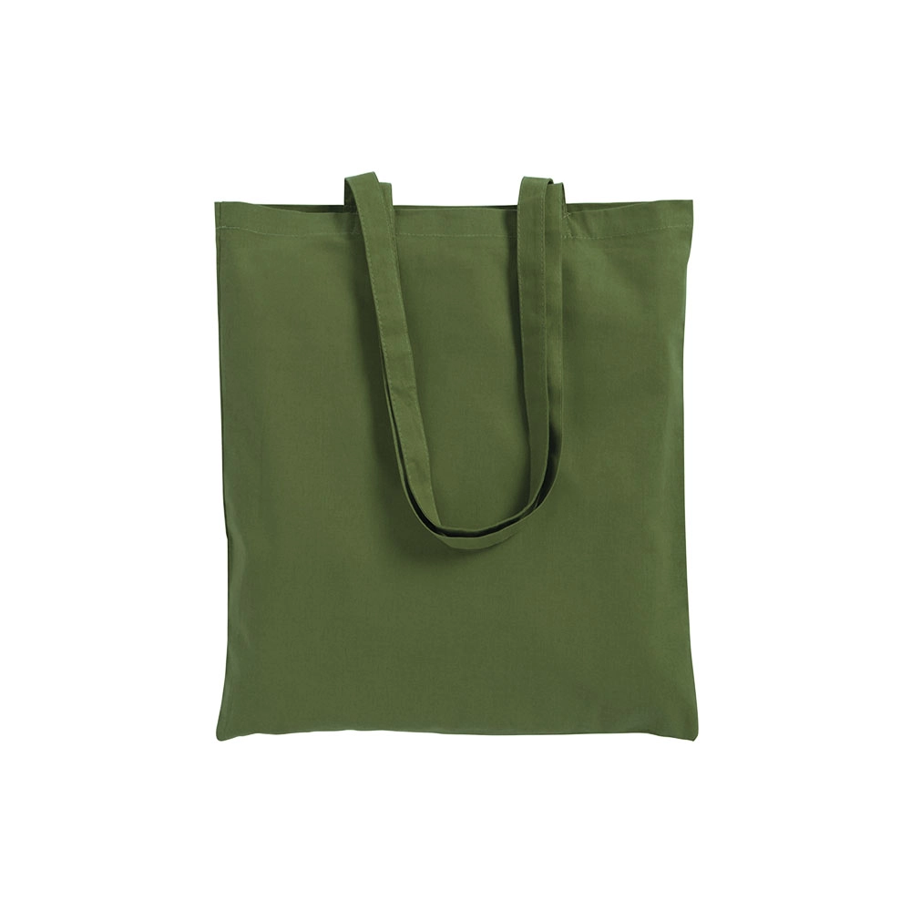 Immagine Shopper con soffietto in cotone 220 g/m2, manici lunghi