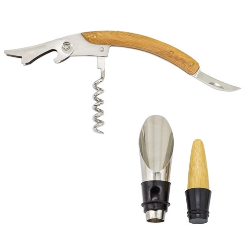 Immagine SET VINO IN BAMBÚ 