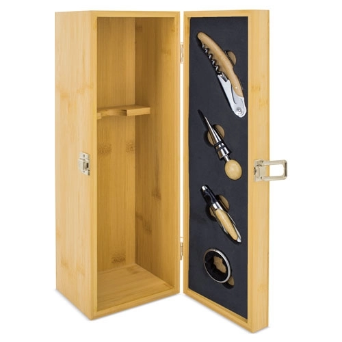 Immagine SET VINO IN BAMBÚ 