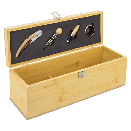 Immagine SET VINO IN BAMBÚ 