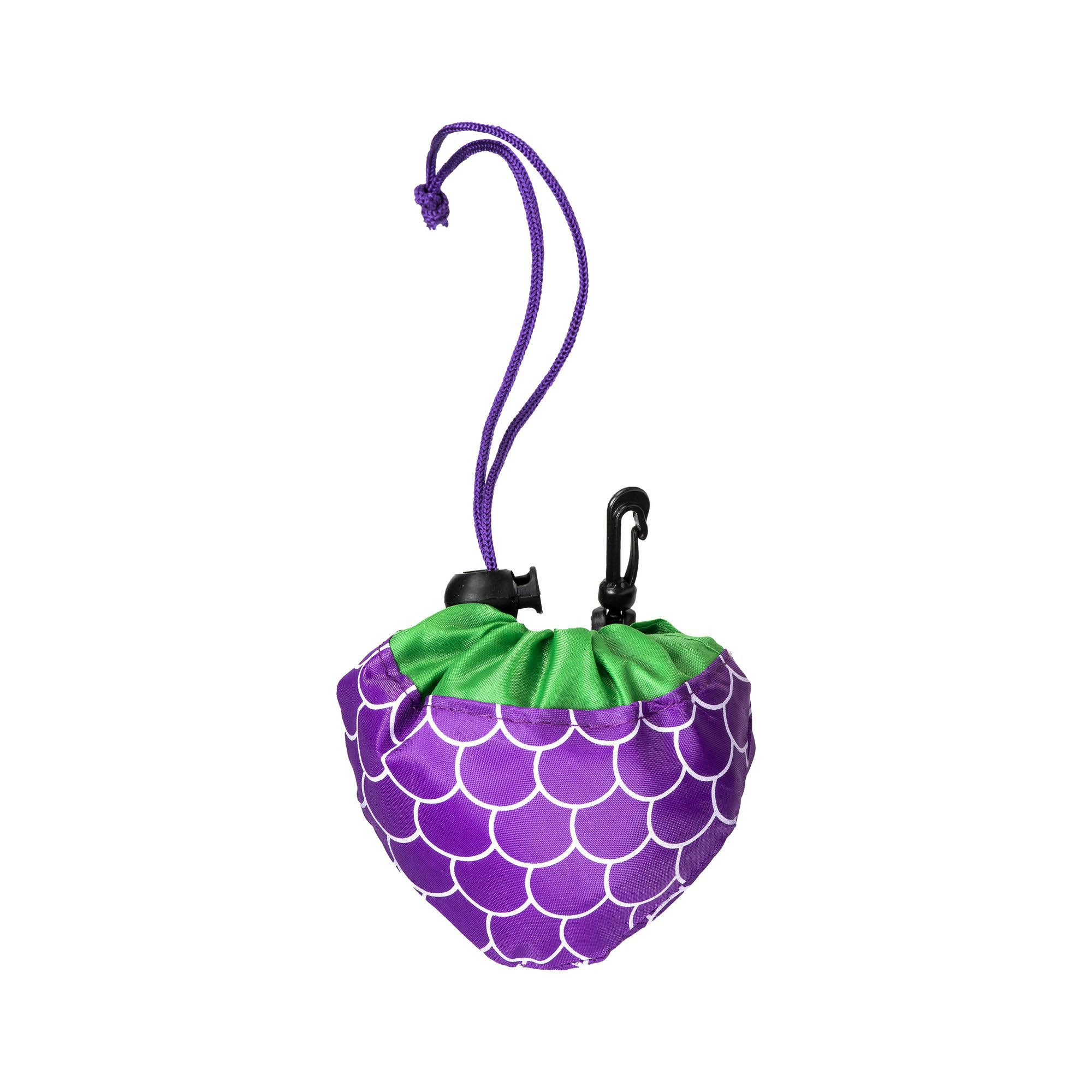 Immagine Shopper ripiegabile a forma di arancia, mora e limone in poliestere 190T