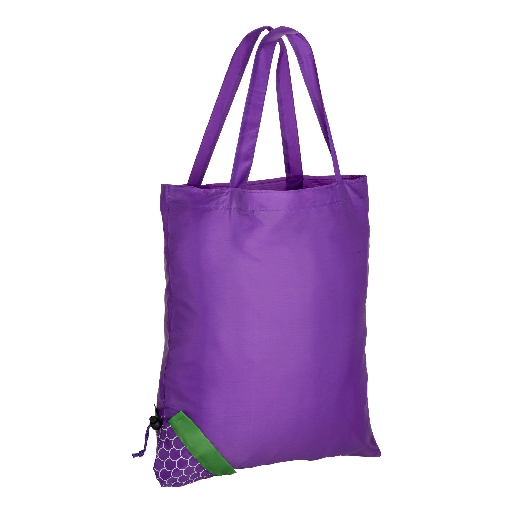Immagine Shopper ripiegabile a forma di arancia, mora e limone in poliestere 190T