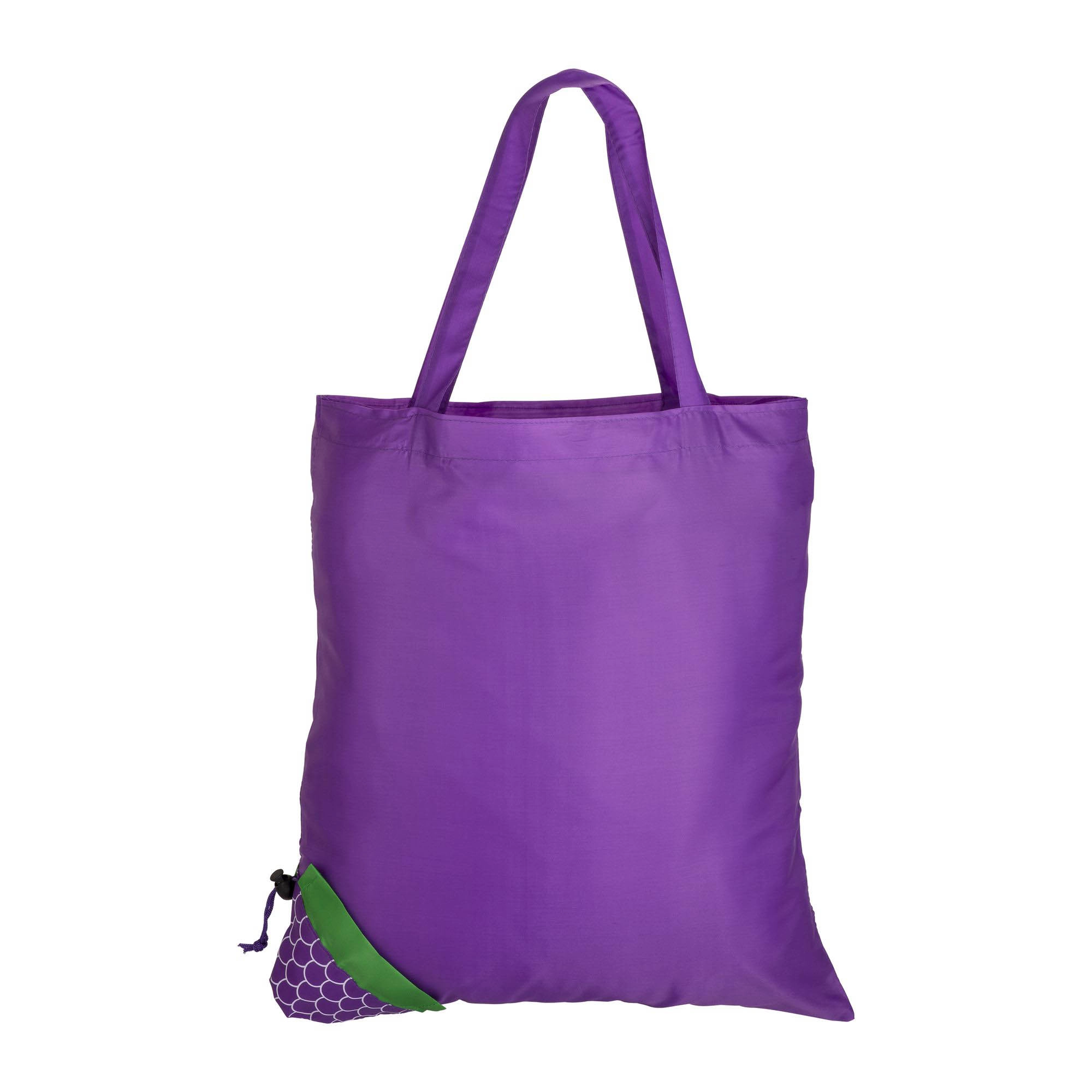 Immagine Shopper ripiegabile a forma di arancia, mora e limone in poliestere 190T