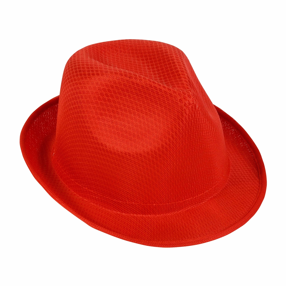 Immagine Cappello in poliestere con fascia elastica 2,5 cm applicabile e personalizzabile