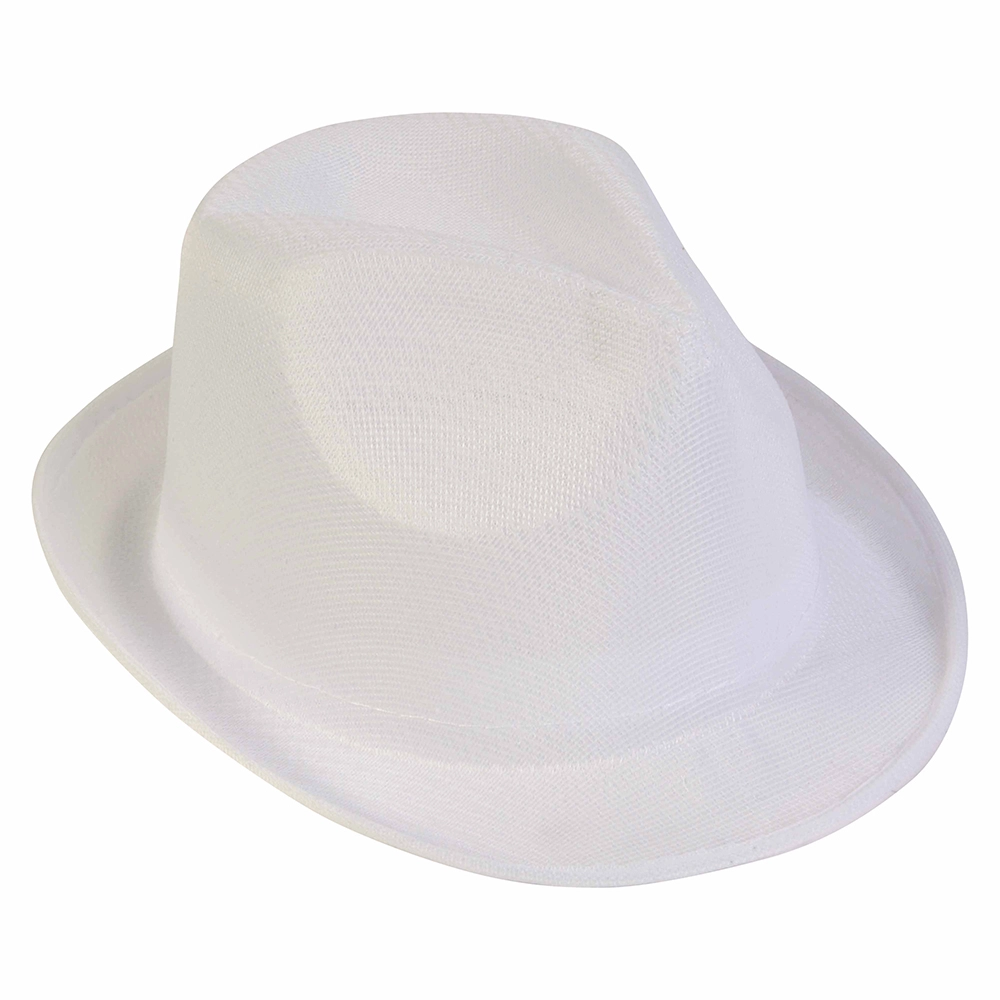 Immagine Cappello in poliestere con fascia elastica 2,5 cm applicabile e personalizzabile