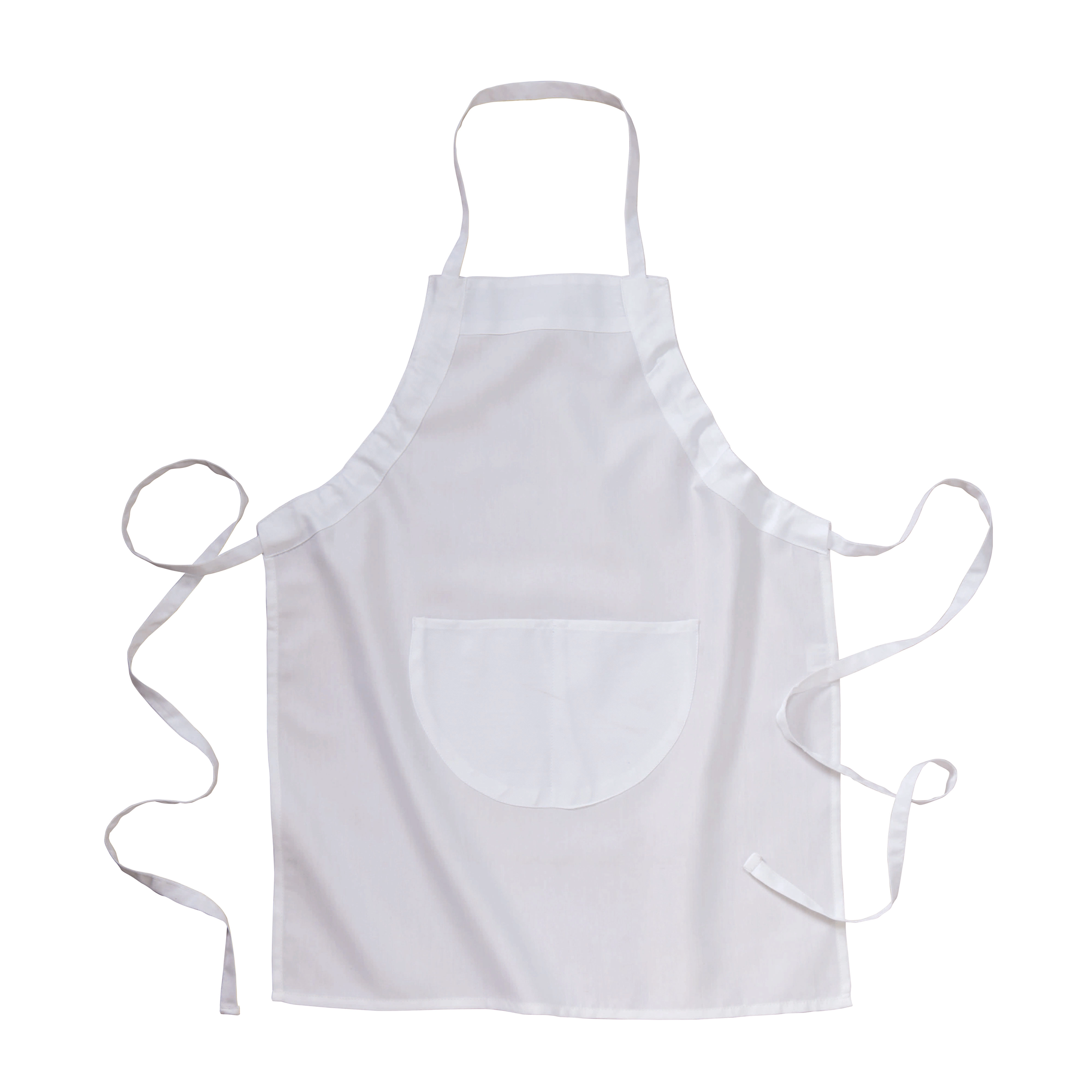 Immagine Grembiule lungo in 30 % cotone/70 % poliestere (160g/m2), 65x80 cm con tasca frontale