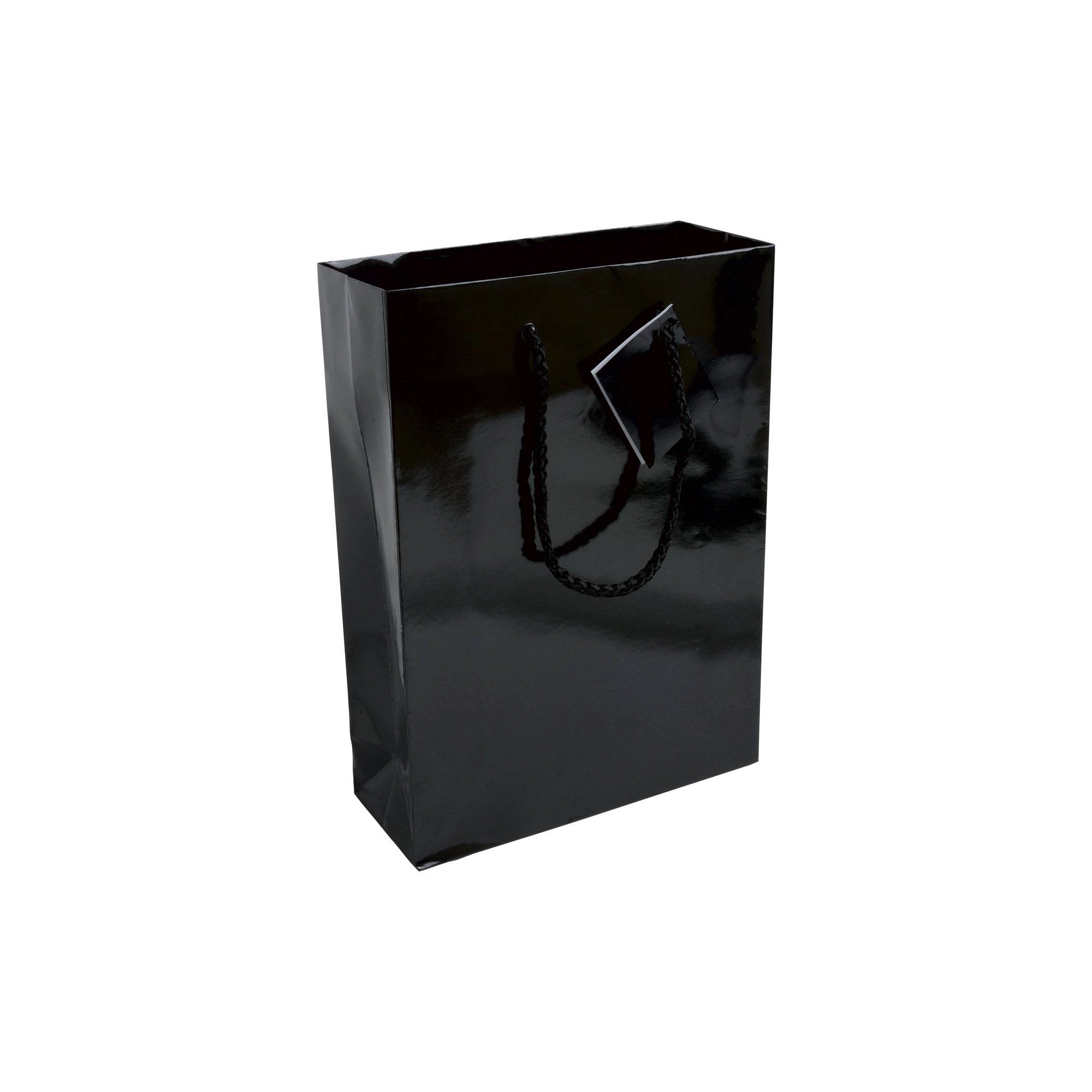 Immagine Shopper con soffietto in carta laminata 157 g/m2 con rinforzo alla base