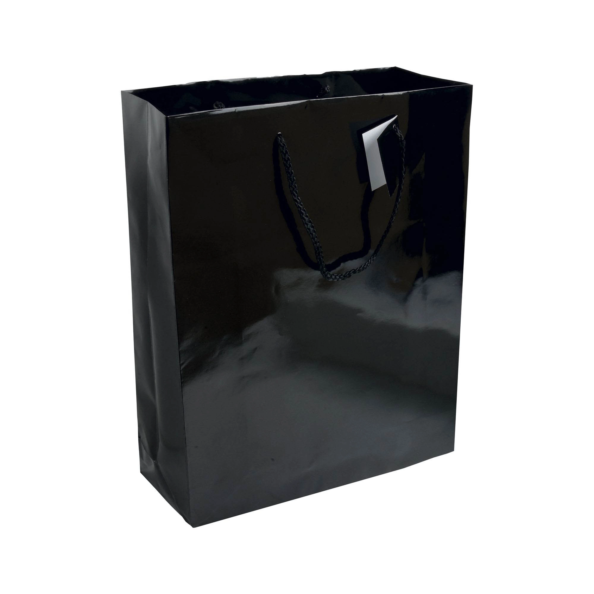 Immagine Shopper con soffietto in carta laminata 157 g/m2 con rinforzo alla base